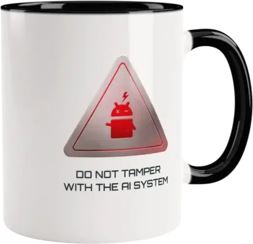 Project Ad 01 Do Not Tamper With Ai System Coffee Mug 2