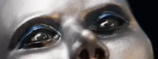 Project AD-01 Art Defines Zero One® Android Sculpture Special Edition Theta with silver eyes Project AD-01 Art Defines Zero One® Android Sculpture Special Edition Theta with silver eyes