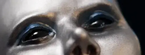 Project AD-01 Art Defines Zero One® Android Sculpture Bright Theta with black eyes blue LED Project AD-01 Art Defines Zero One® Android Sculpture Bright Theta with black eyes blue LED