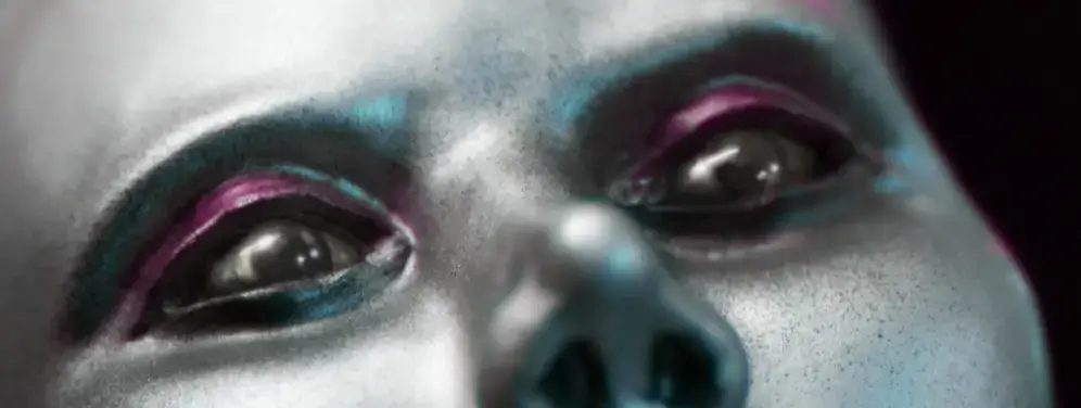 Project AD-01 Art Defines Zero One® Android Sculpture Special Edition Bright VOLTA with silver eyes purple LED