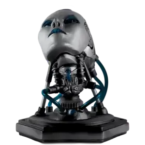 Project AD-01 front view of Android LED Art Sculpture Theta with blue energy tubing Handmade By Artist freaky-Deek Project AD-01 front view of Android LED Art Sculpture Theta with blue energy tubing Handmade By Artist freaky-Deek